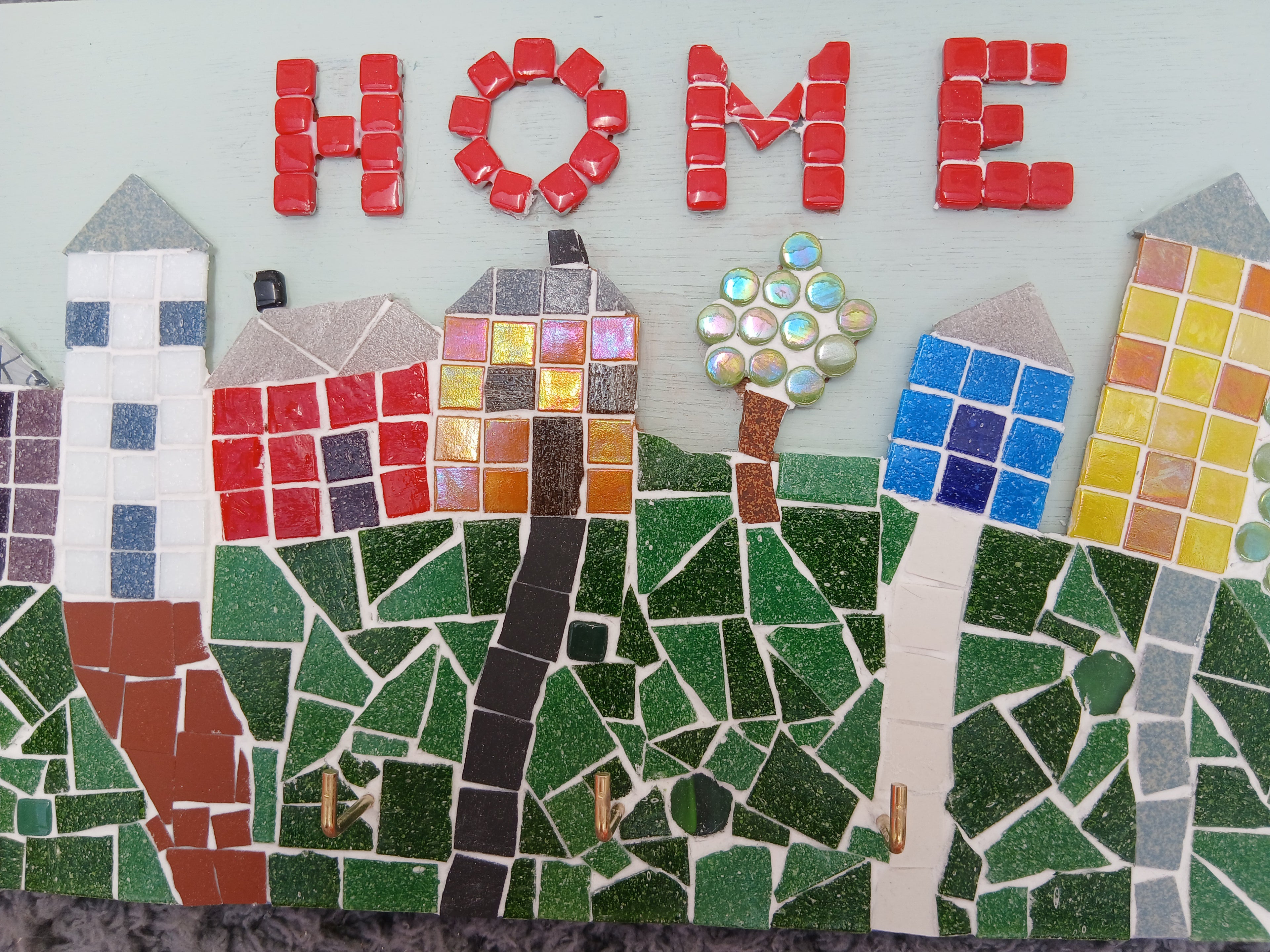 House Key Holder Mosaic